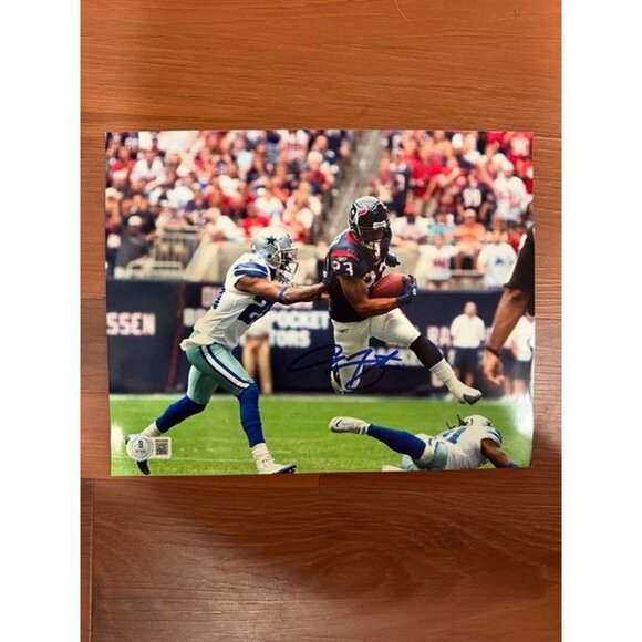 Arian Foster signed autographed Houston Texans 8x10 Photo Beckett Witness - Picture 1 of 3
